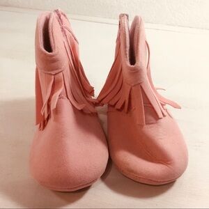 Koo Baby Booties Pink Size 3 Month